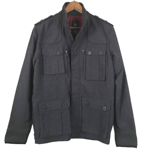 Kane & Unke 4 Pocket Coat Button Up Front - M - Picture 1 of 4
